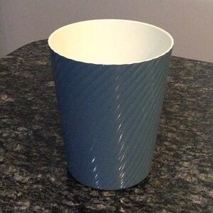 Small Blue Wastebasket